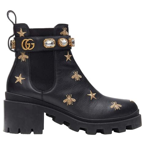 bee boots gucci|gucci bee platform sneakers.